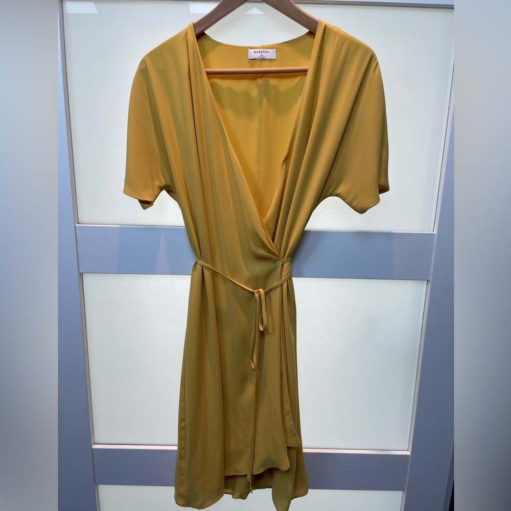 Babaton - Yellow Wrap Dress